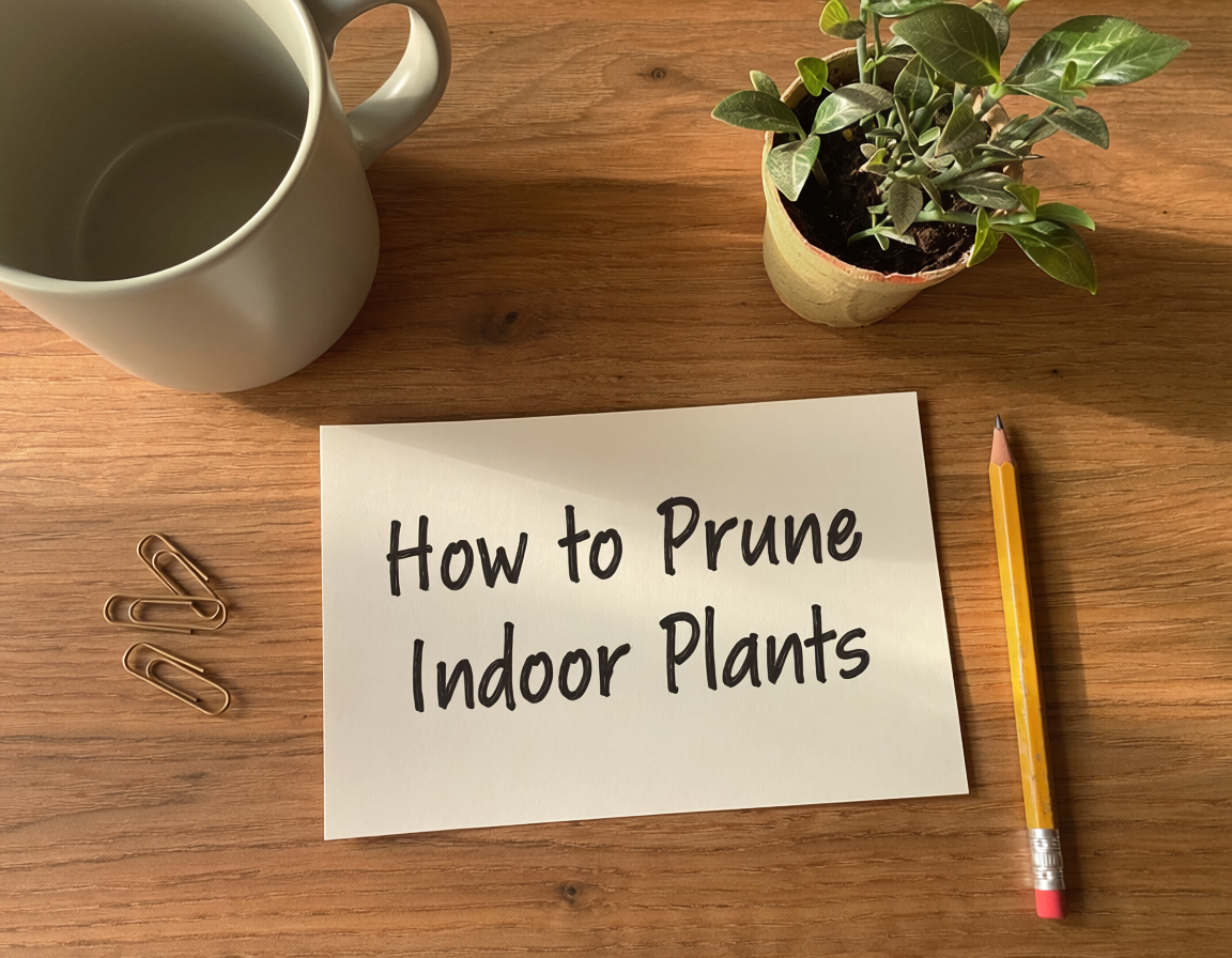 How to Prune Indoor Plants Without Killing Them