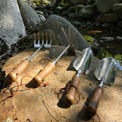 All-in-One 4-Piece Garden Tool Set (5-Functions)