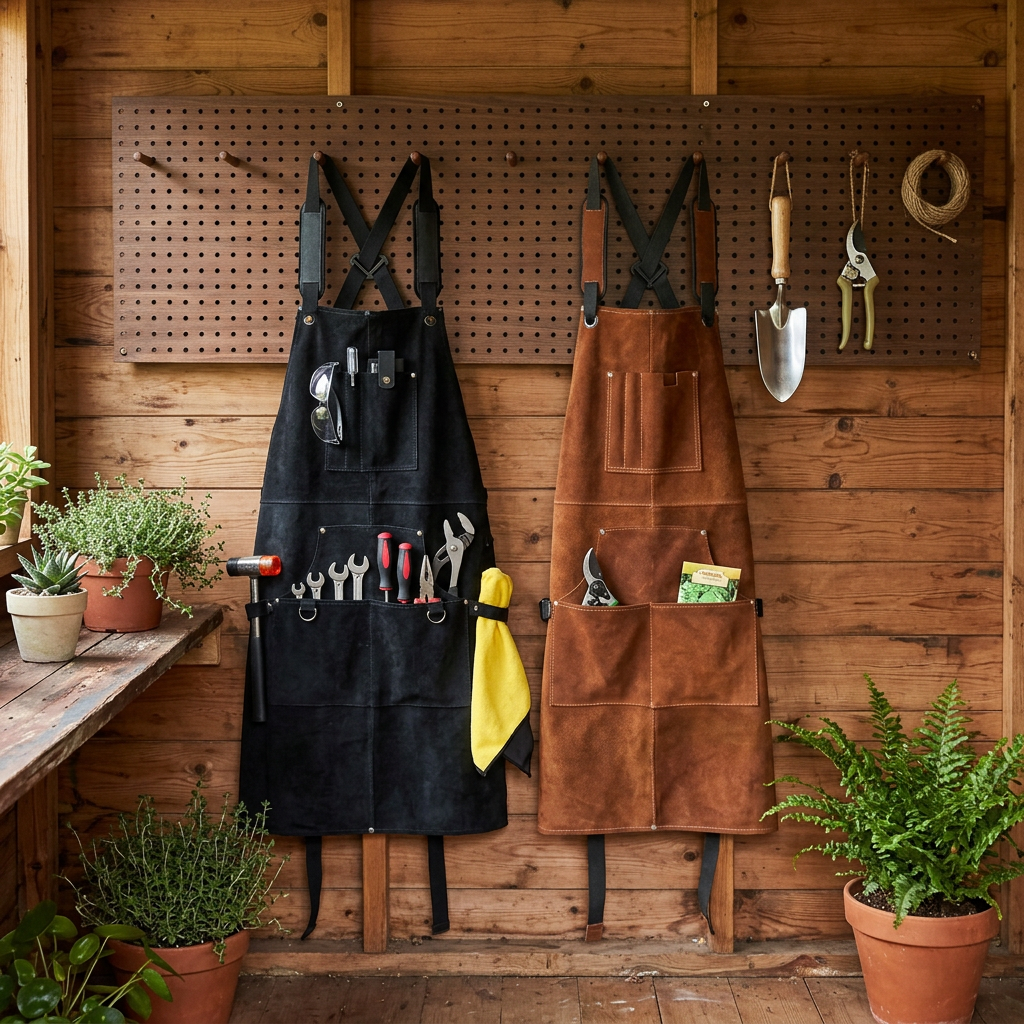 Utility Gardening Apron with Multiple Tool Pockets
