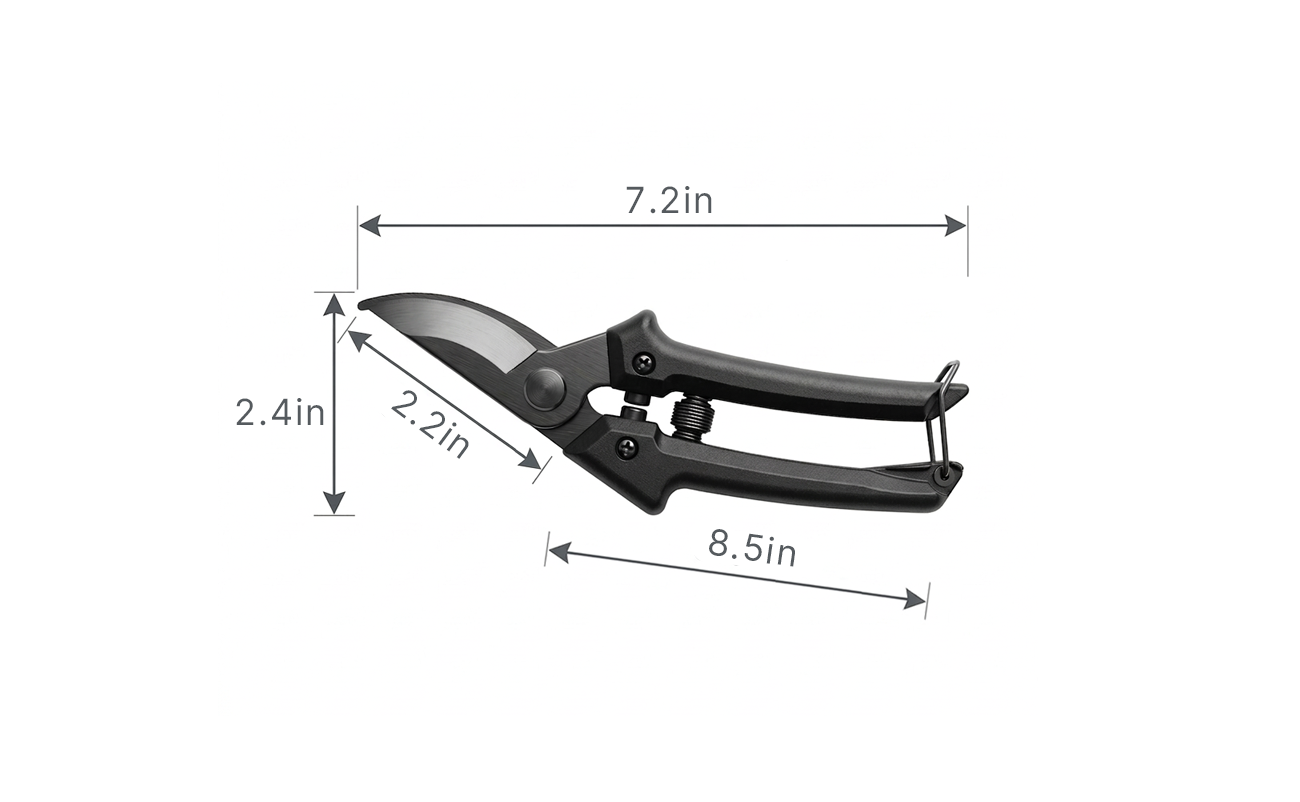 Lightweight SK5 Bypass Pruning Shears | HRC59 Blade
